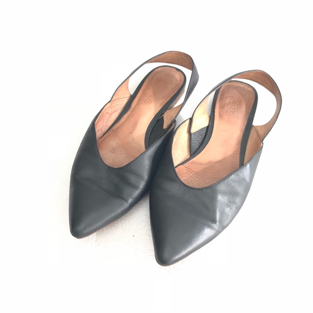 Madewell The Ava Slingback Flat Leather #H6680